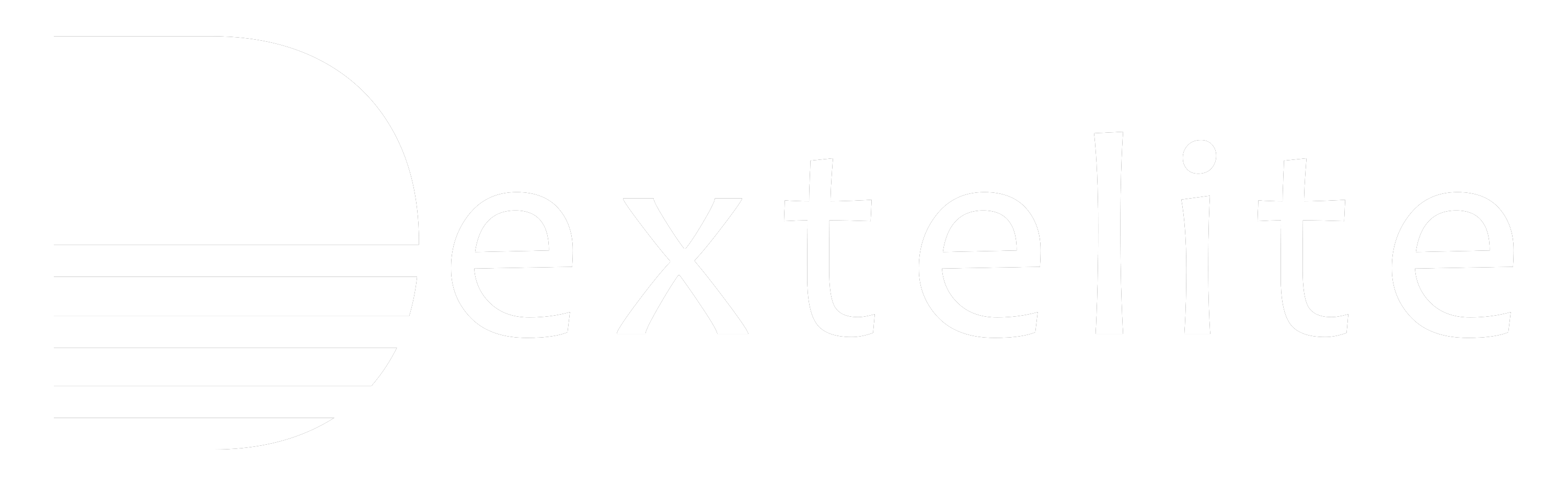 White Dextelite Logo